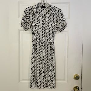 Valerie Bertinelli Geometric Print Dress Size 8